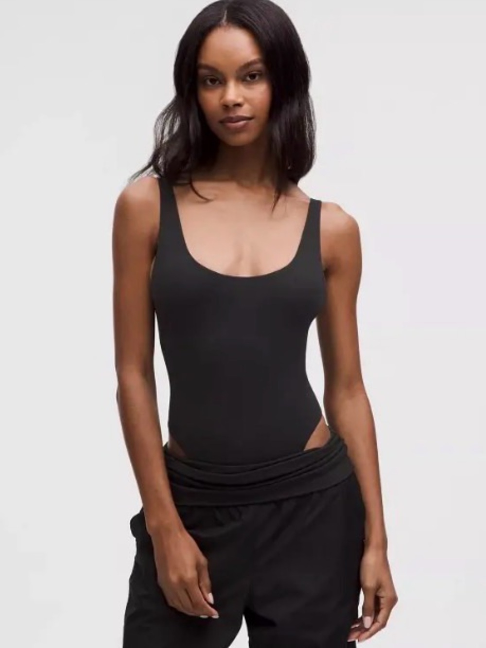 Lululemon Wundermost Ultra-Soft Nulu Square-Neck Sleeveless Bodysuit